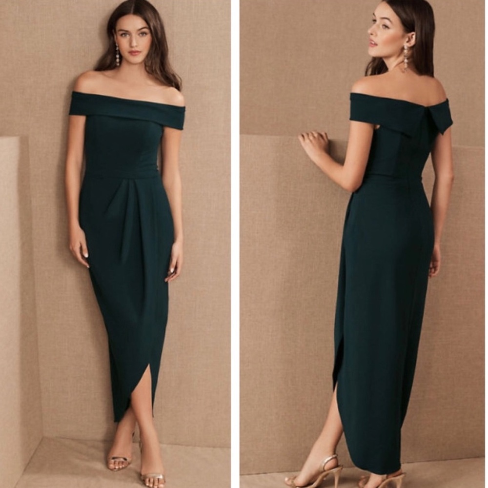NWT BHLDN off the shoulder Thompson dress